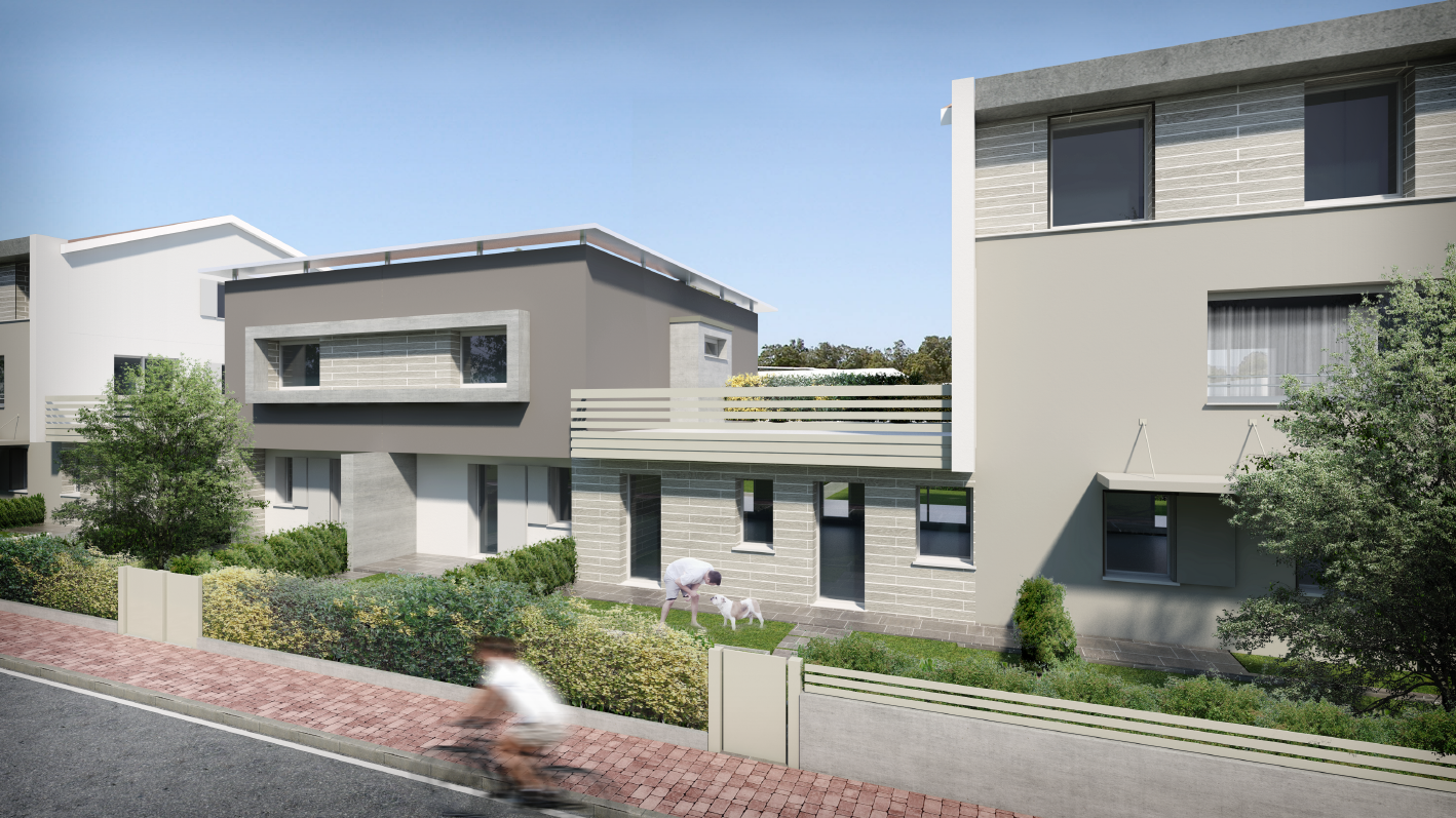 Le tipologie Appartamento duplex La residenza offre 18 abitazioni, di varie tipologie: Villetta indipendente - 102 mq abitabili Piano terra: (Ingresso, cottura, Bagno, Giardino e patio, Disimpegno).