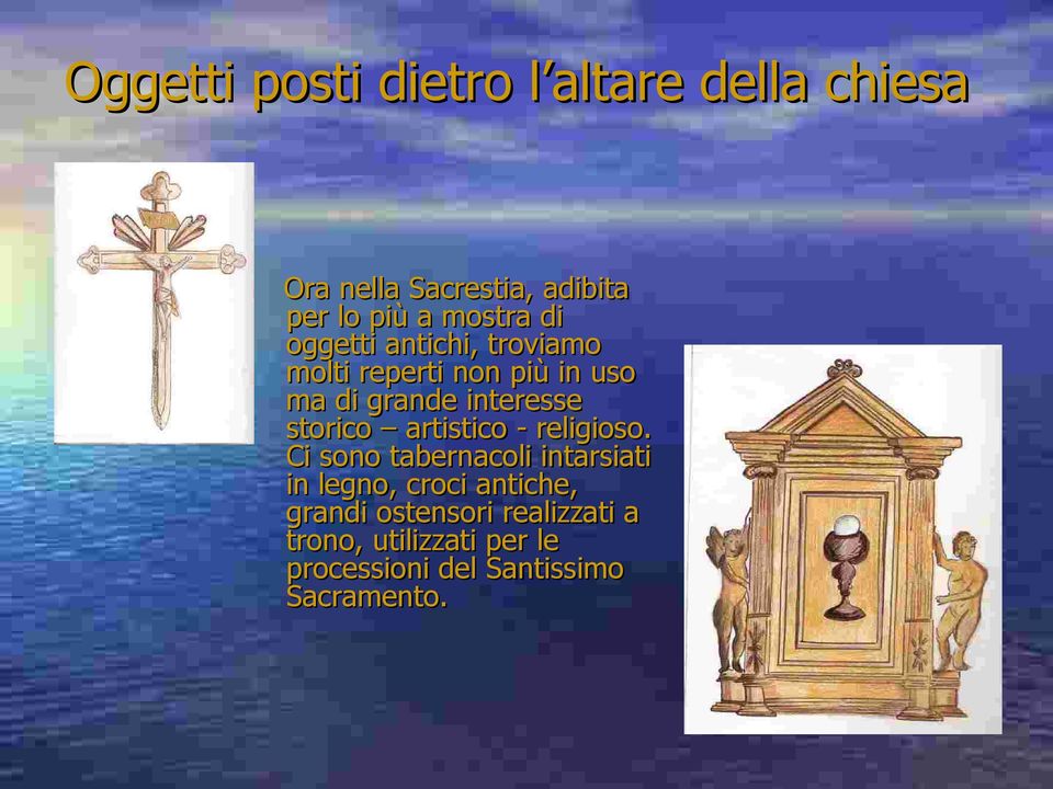 storico artistico - religioso.