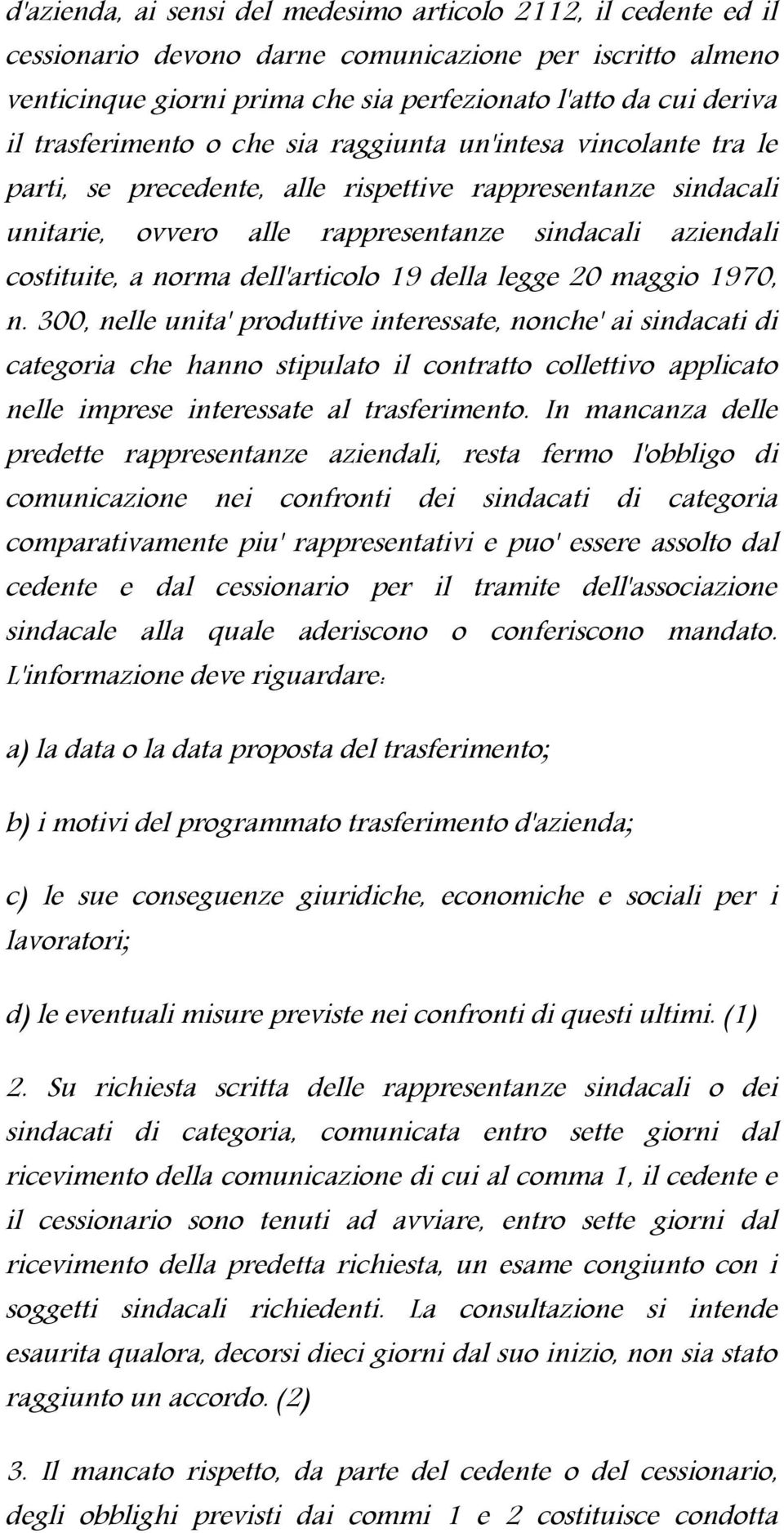 norma dell'articolo 19 della legge 20 maggio 1970, n.