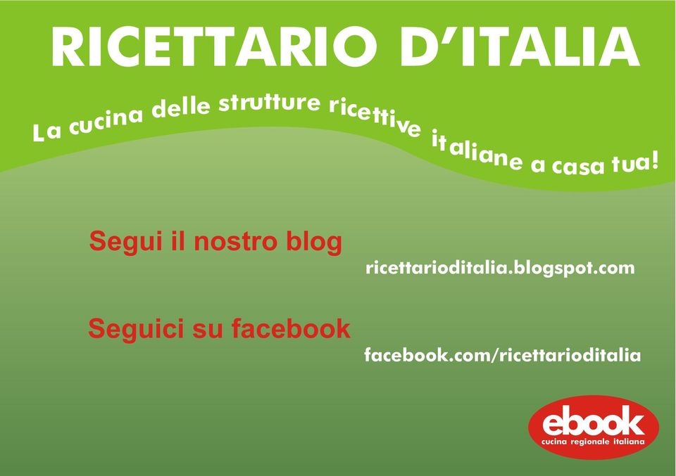 Segui il nostro blog Seguici su facebook