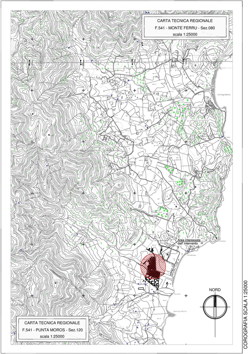 50 scala 1:25000 44.60 329.50 145.20 Cuile Tesonis 47.50 165.62 224.29 208.01 93.30 177.55 N.ghe Floris 135.50 175.25 Cassolau C. Conchedda 114.20 Cuile Cassolao 100 53.55 Comidda 67.40 55.85 103.