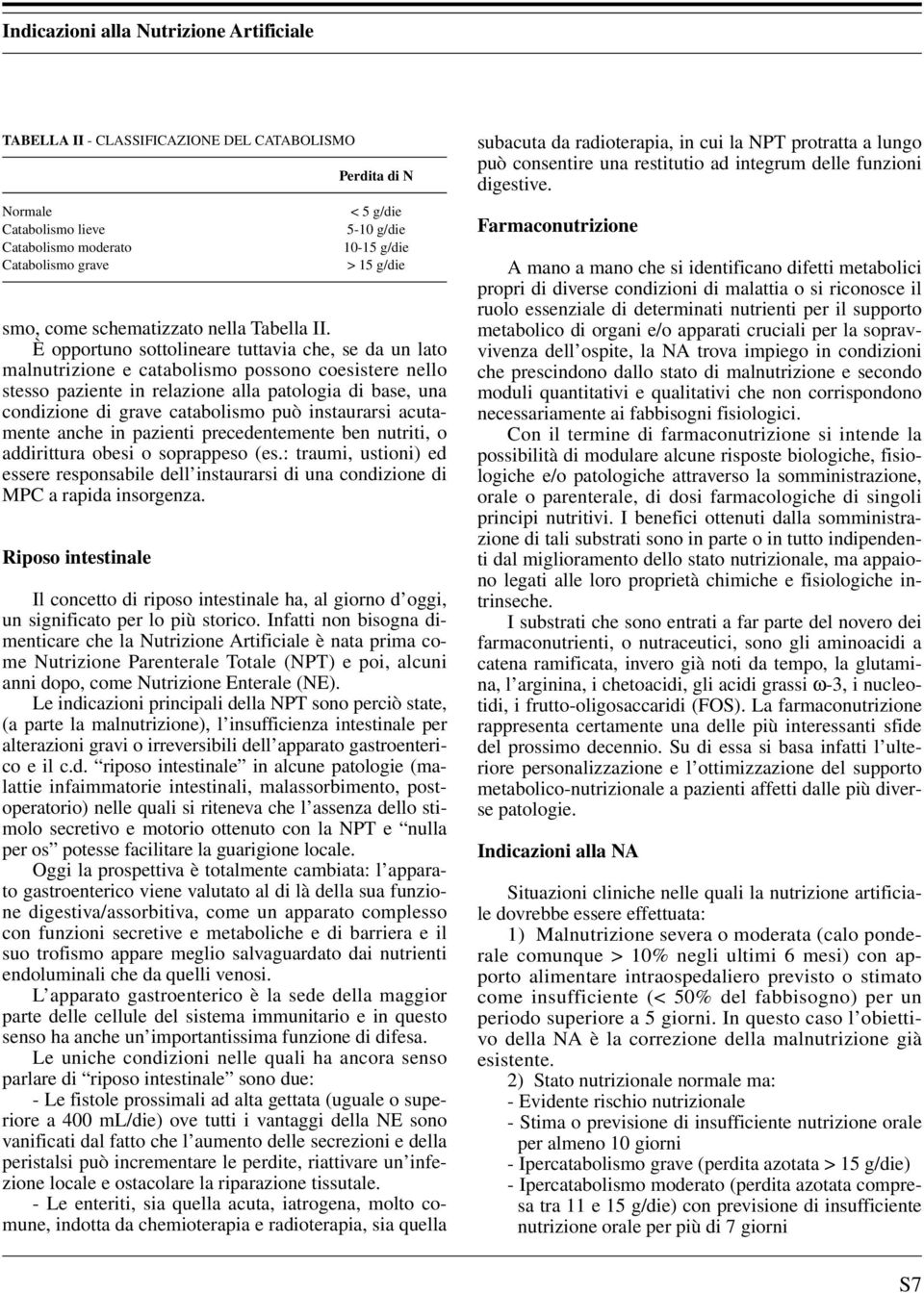 instaurarsi acutamente anche in pazienti precedentemente ben nutriti, o addirittura obesi o soprappeso (es.