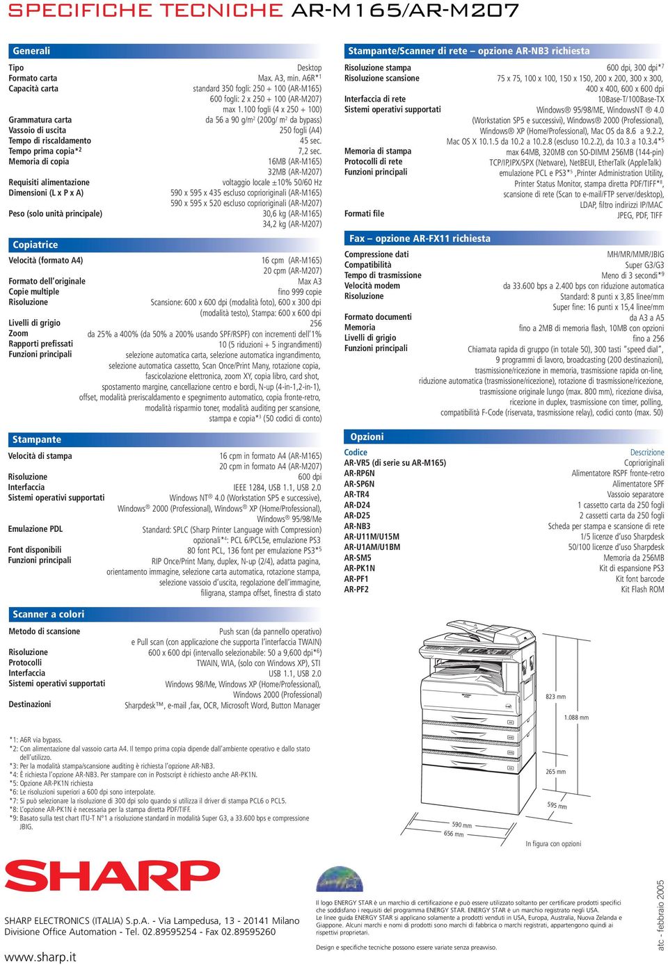Stampante Velocità di stampa Risoluzione Interfaccia Sistemi operativi supportati Emulazione PDL Font disponibili Funzioni principali Desktop Max. A3, min.