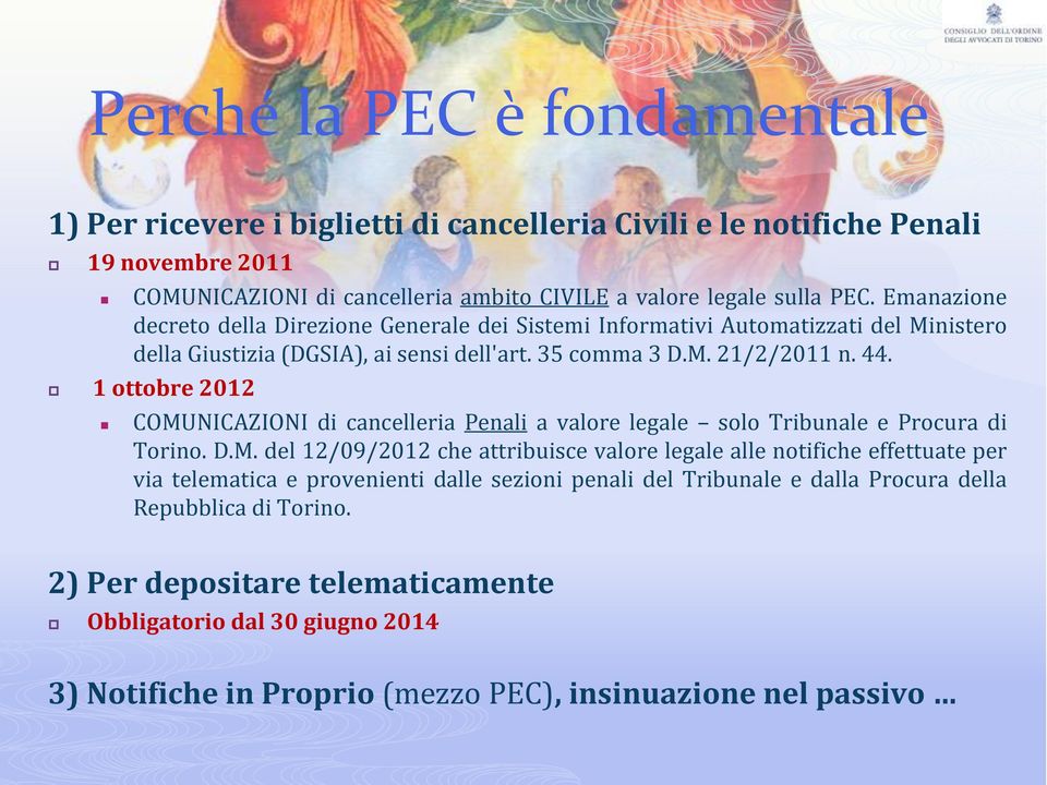 1 ottobre 2012 COMU