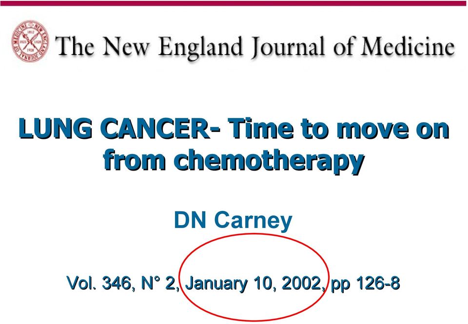 chemotherapy DN Carney