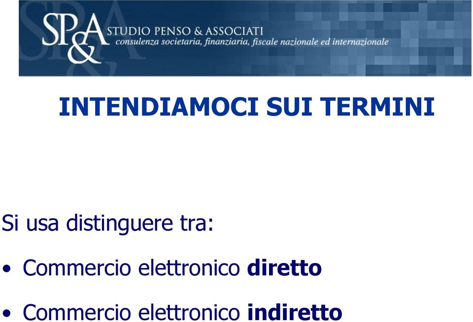 Commercio elettronico