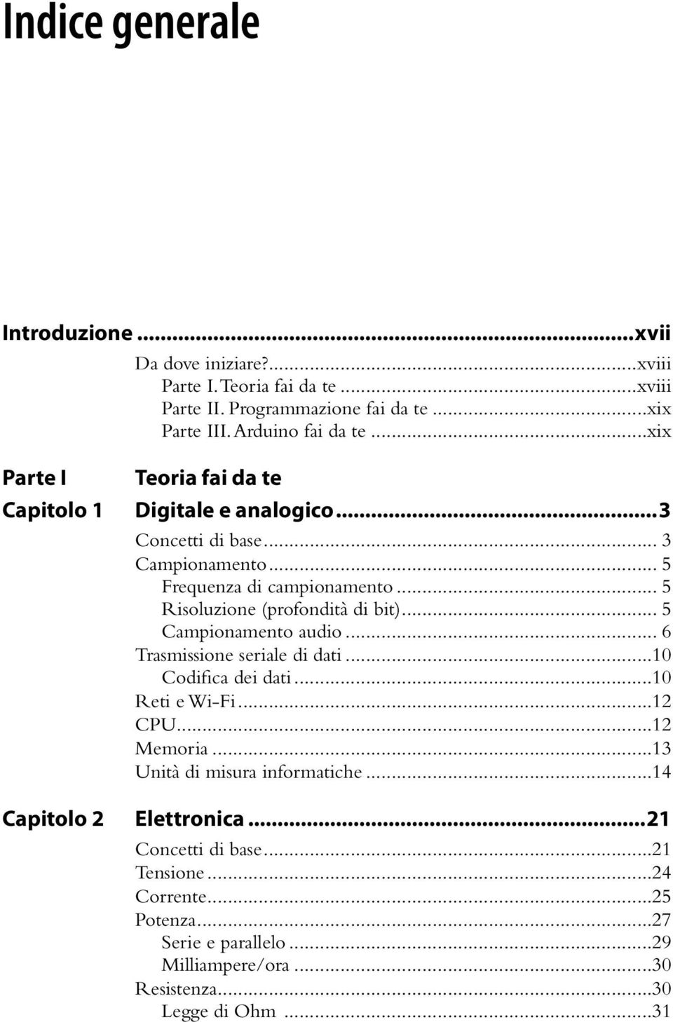 .. 5 Risoluzione (profondità di bit)... 5 Campionamento audio... 6 Trasmissione seriale di dati...10 Codifica dei dati...10 Reti e Wi-Fi...12 CPU...12 Memoria.