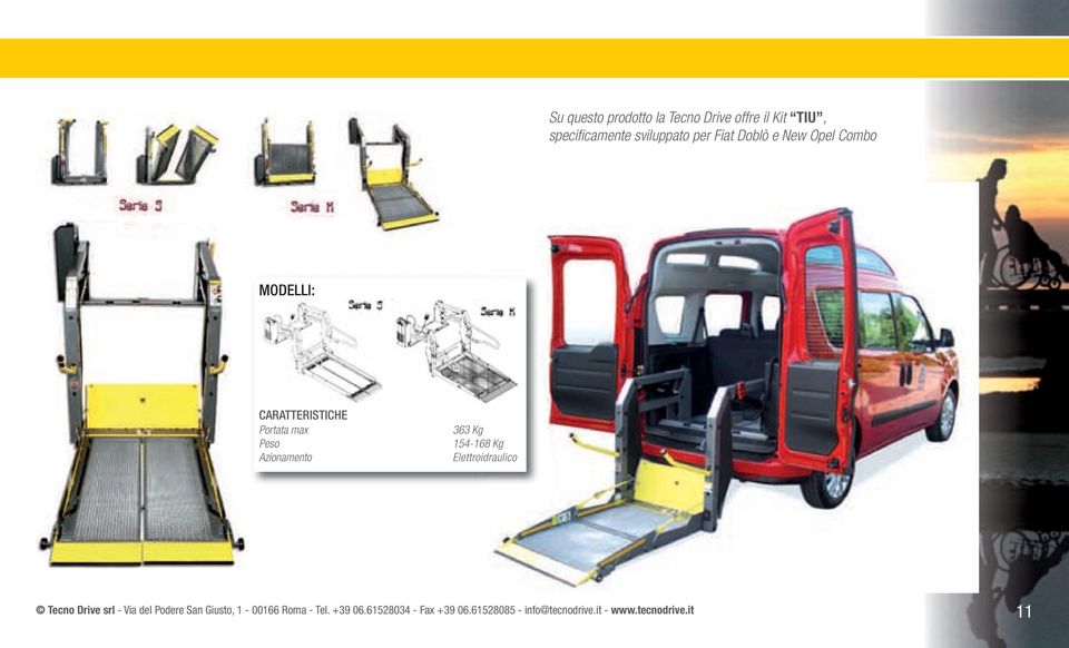 New Opel Combo MODELLI: CARATTERISTICHE Portata