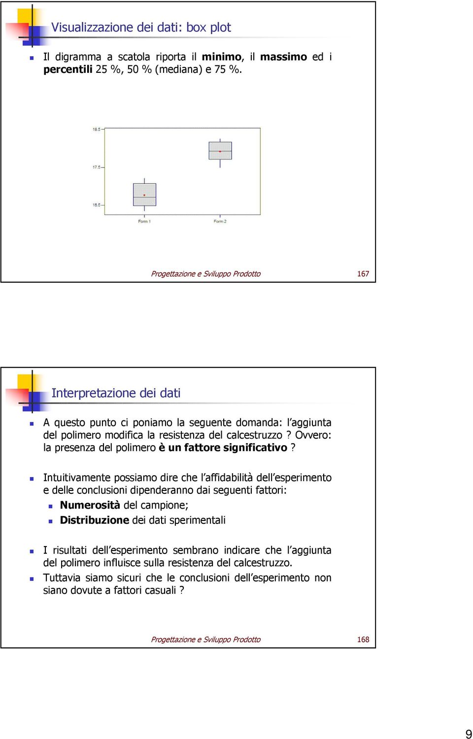 Ovvero: la presenza del polimero è un fattore significativo?