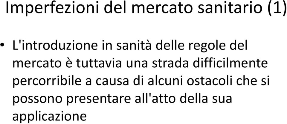 strada difficilmente percorribile a causa di alcuni