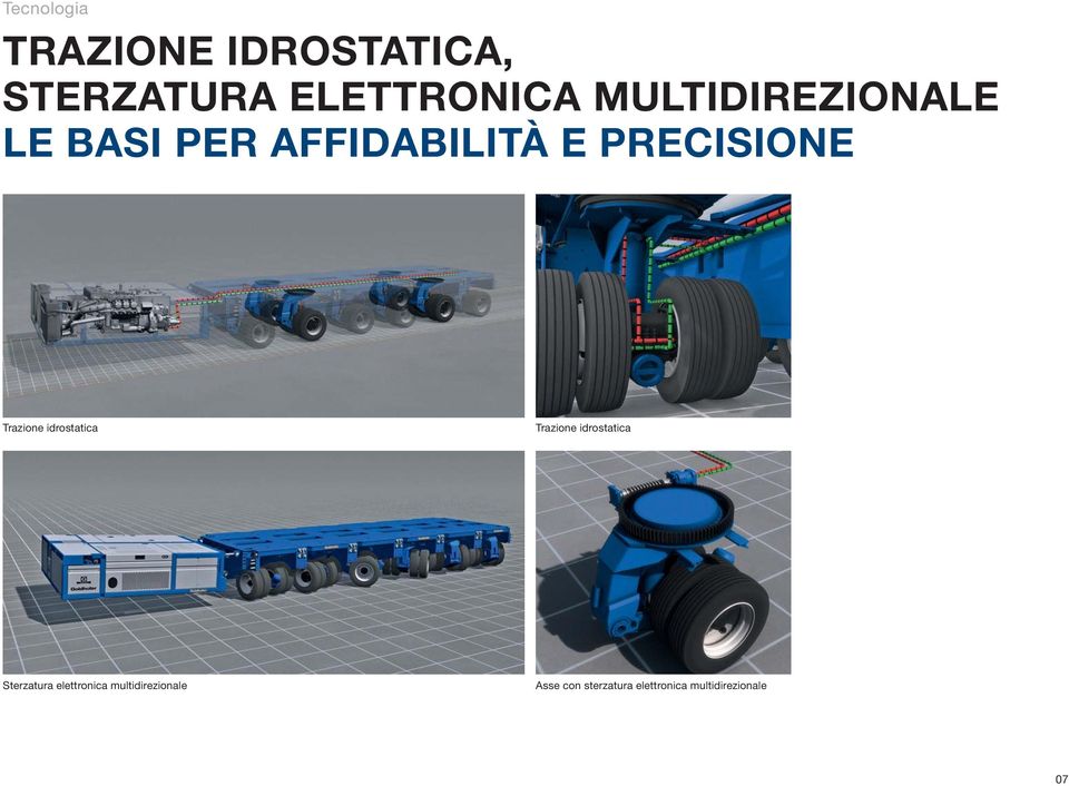 Trazione idrostatica Trazione idrostatica Sterzatura