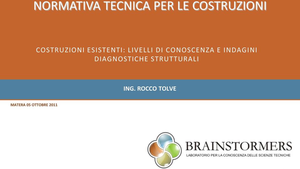 CONOSCENZA E INDAGINI DIAGNOSTICHE