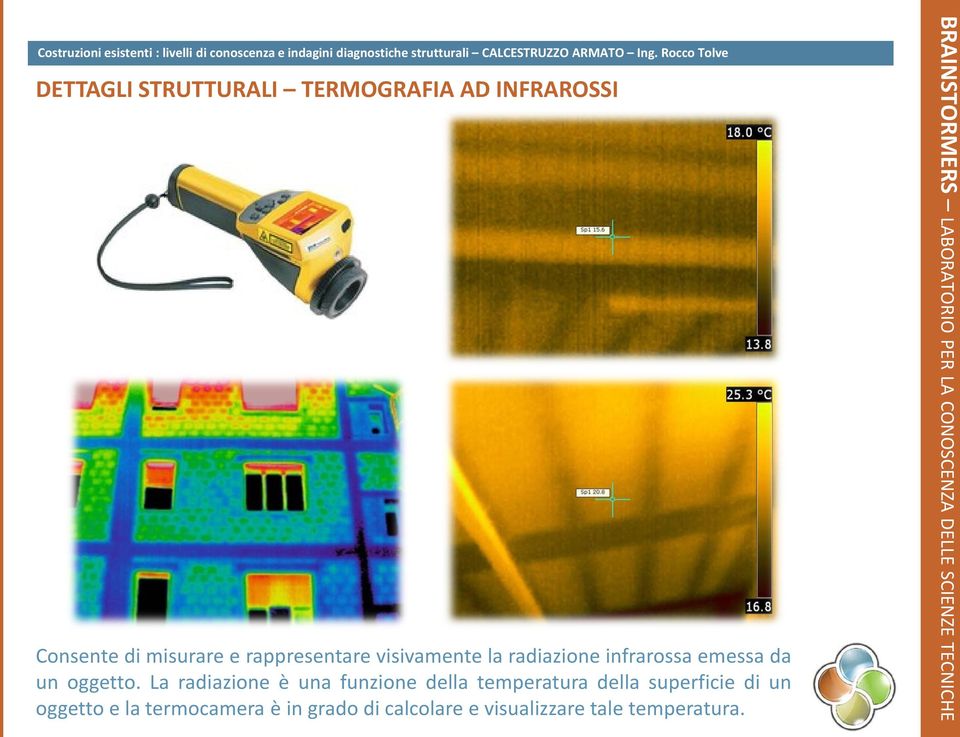 visivamente la radiazione infrarossa emessa da un oggetto.