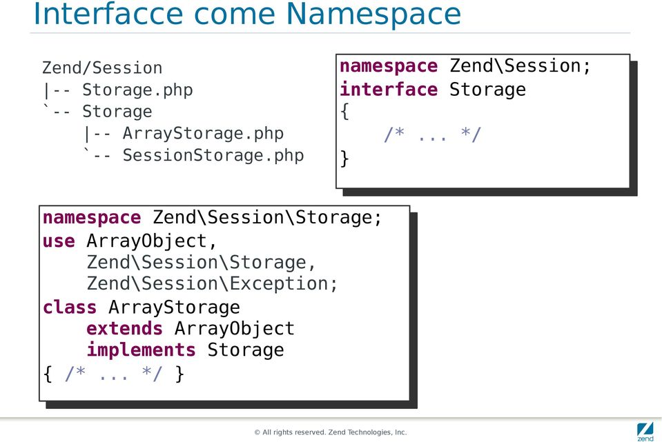 ..... */ */ namespace namespace Zend\Session\Storage; Zend\Session\Storage; use use ArrayObject, ArrayObject, Zend\Session\Storage,