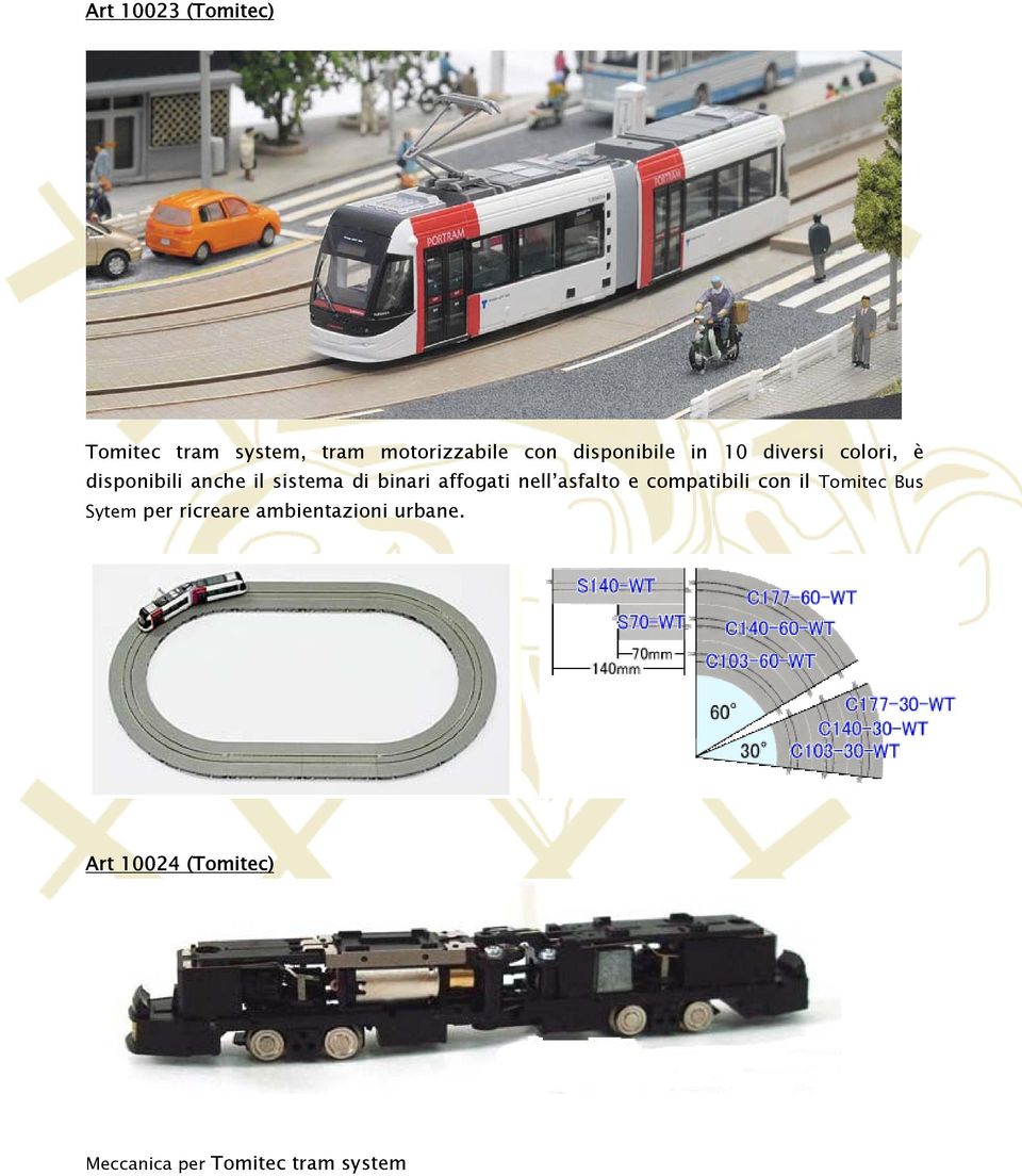 binari affogati nell asfalto e compatibili con il Tomitec Bus Sytem per
