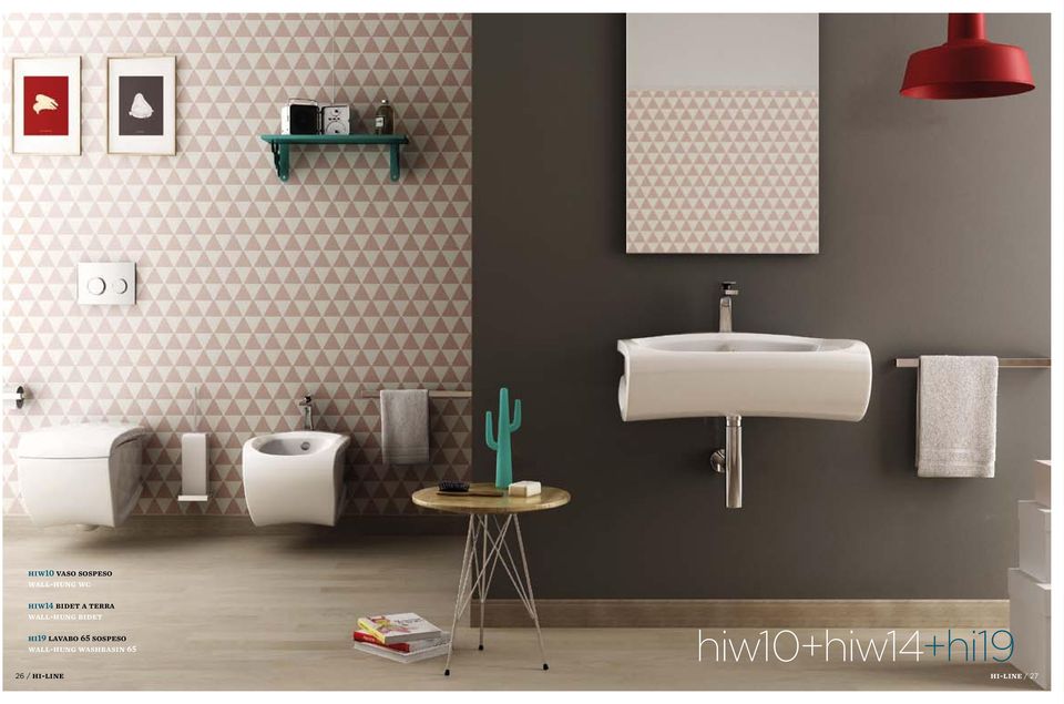 lavabo 65 sospeso wall-hung washbasin