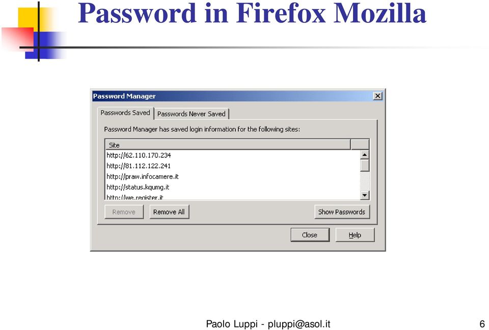 Mozilla Paolo