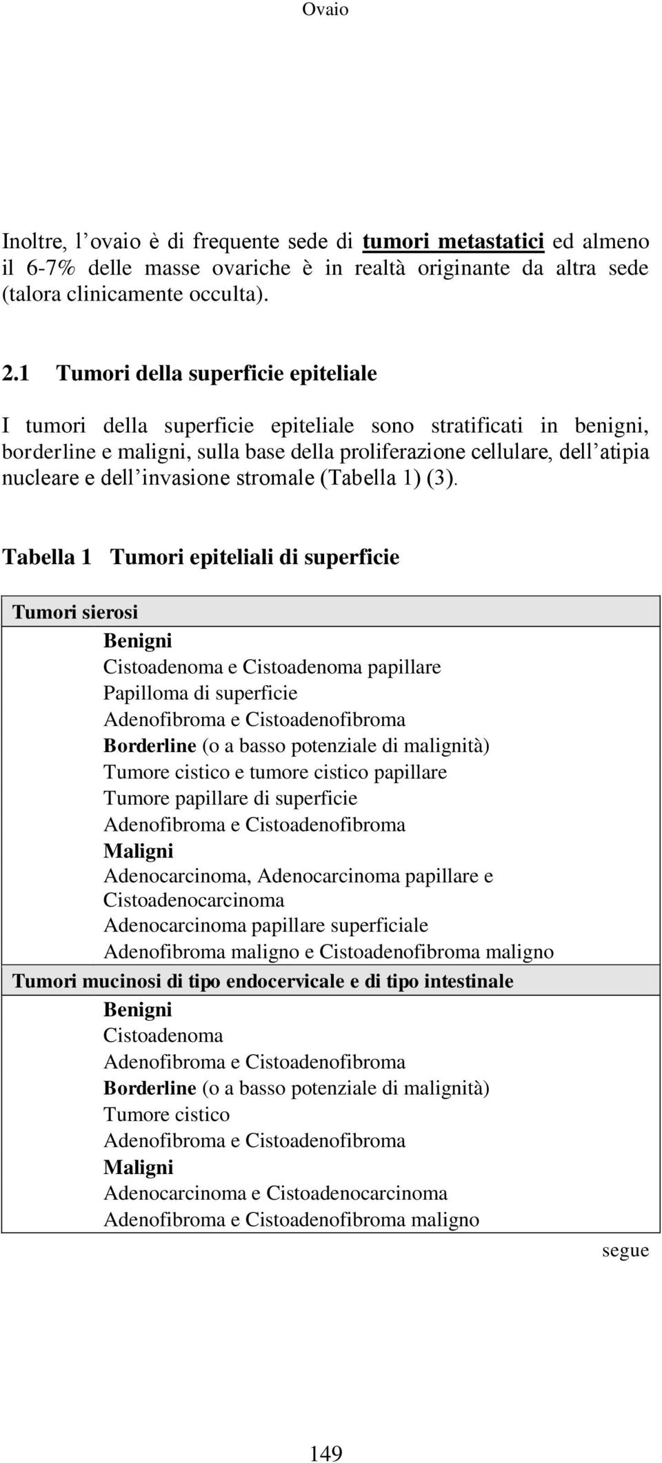 invasione stromale (Tabella 1) (3).