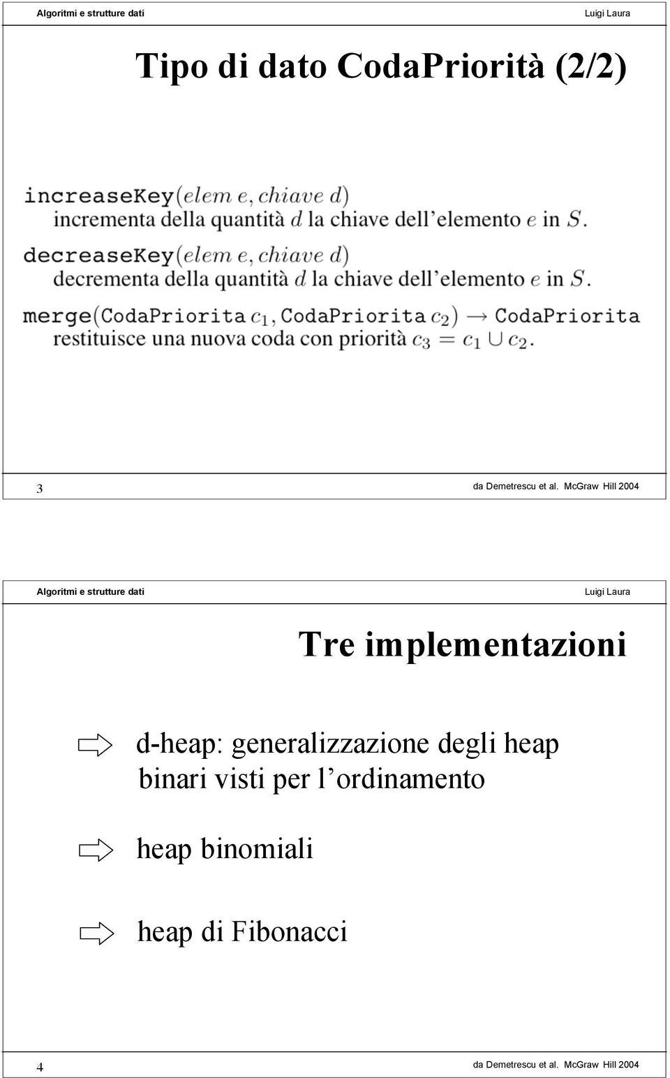 generalizzazione degli heap binari