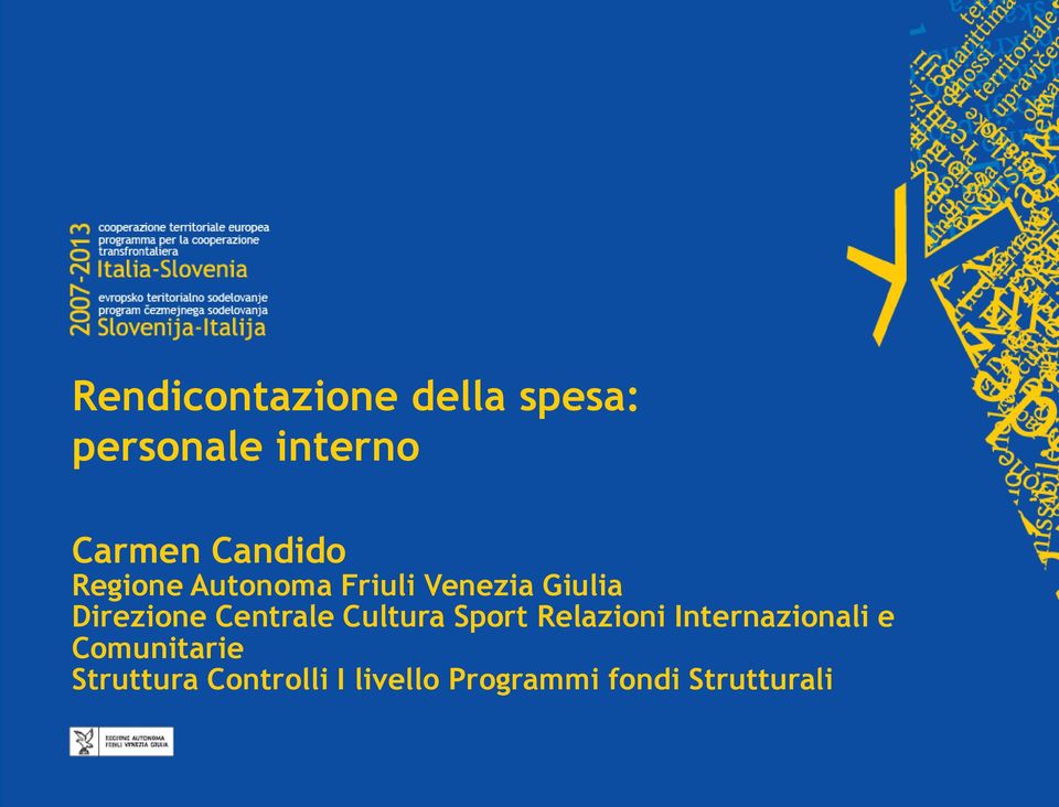 Centrale Cultura Sport Relazioni Internazionali e