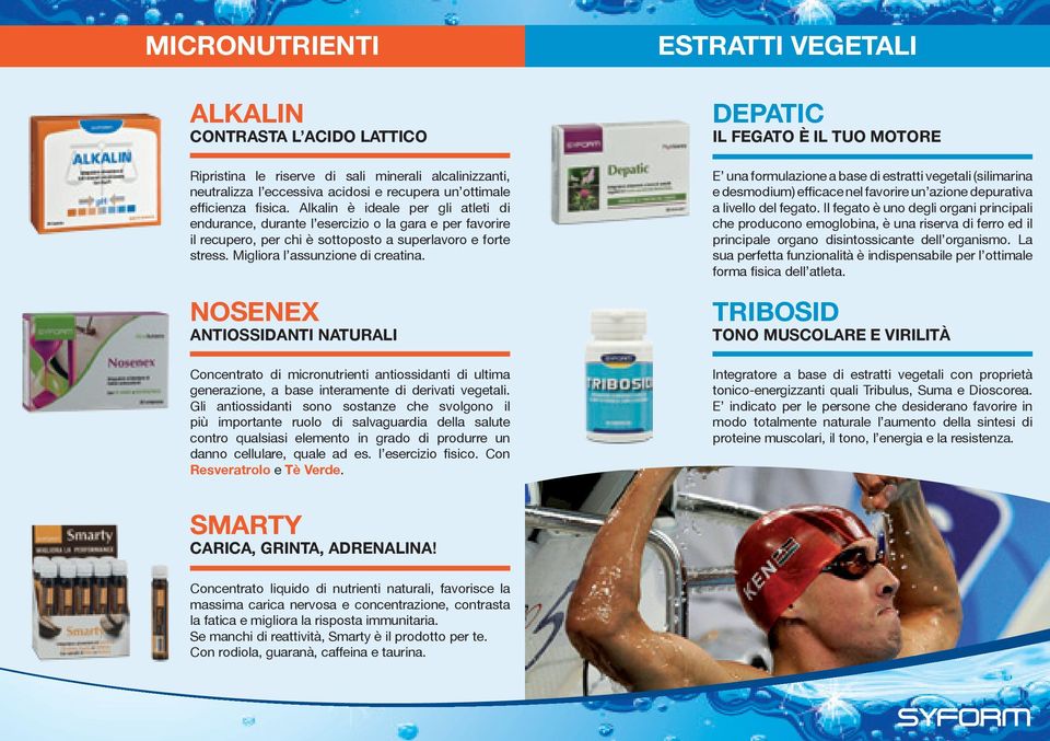 NOSENEX ANTIOSSIDANTI NATURALI Concentrato di micronutrienti antiossidanti di ultima generazione, a base interamente di derivati vegetali.