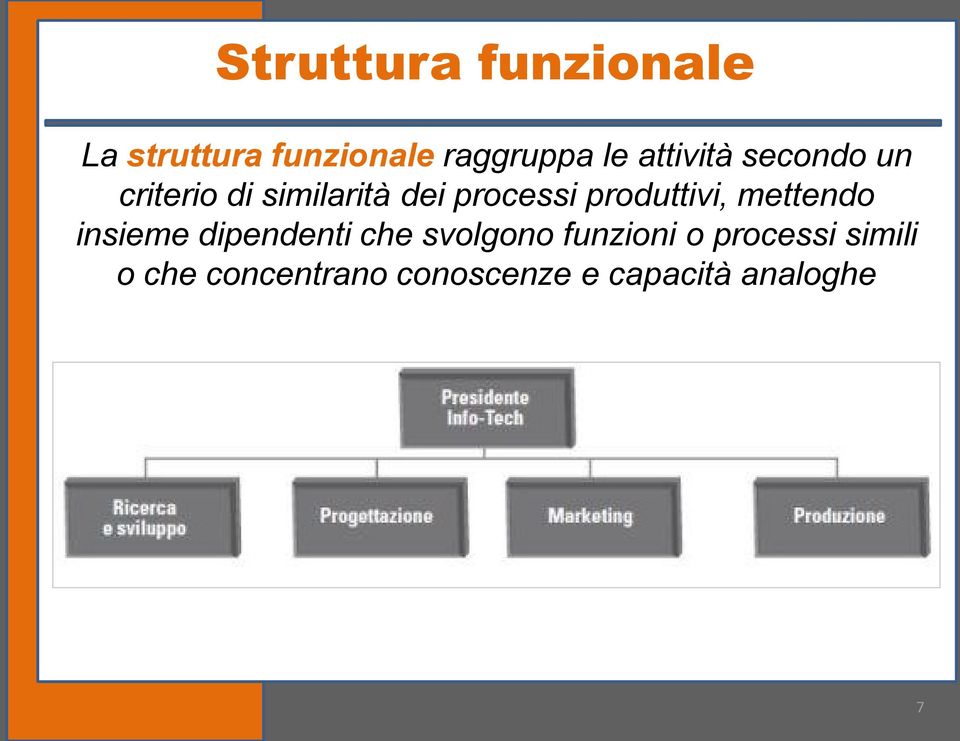 produttivi, mettendo insieme dipendenti che svolgono