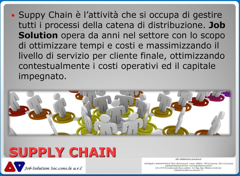 Job Solution opera da anni nel settore con lo scopo di ottimizzare tempi e costi