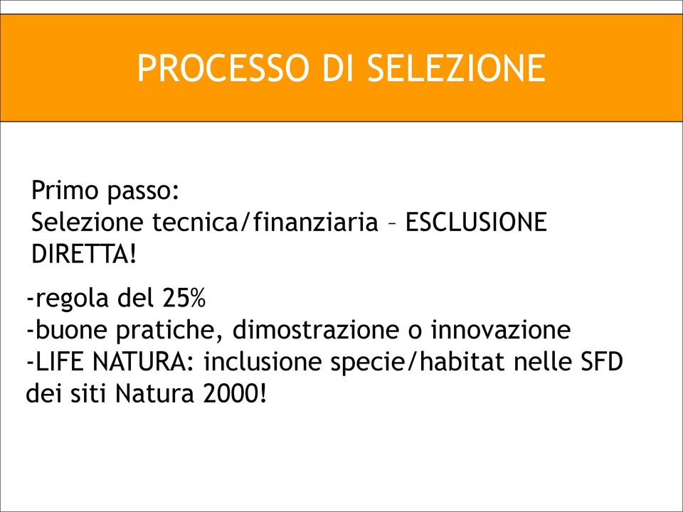 -regola del 25% -buone pratiche, dimostrazione o