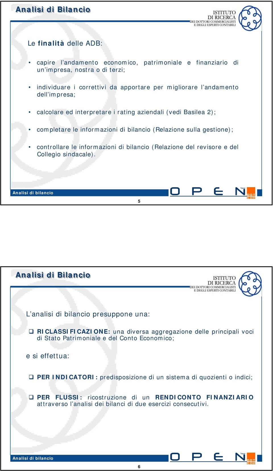 revisore e del Collegio sindacale).