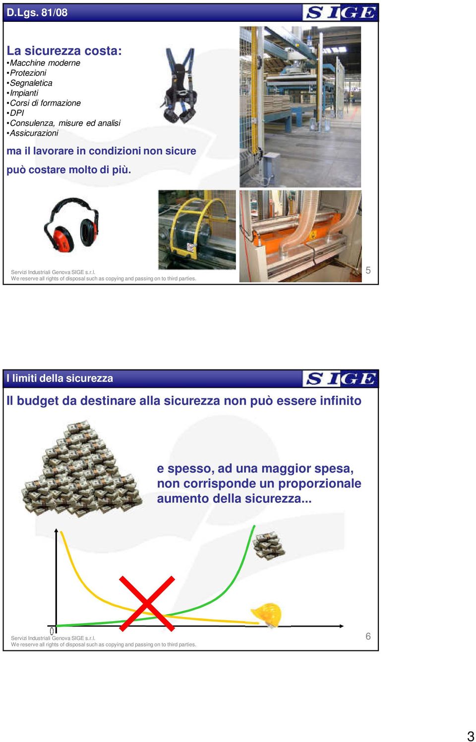 condizioni non sicure può costare molto di più. Servizi Industriali Genova SIGE s.r.l. We reserve all rights of disposal such as copying and passing on to third parties.