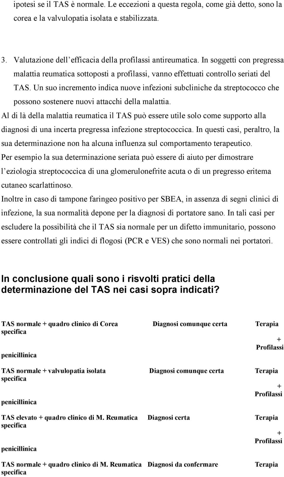 Un suo incremento indica nuove infezioni subcliniche da streptococco che possono sostenere nuovi attacchi della malattia.