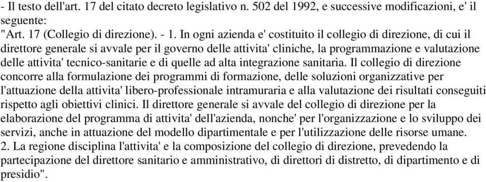 tecnico-sanitarie e di quelle ad alta integrazione sanitaria.