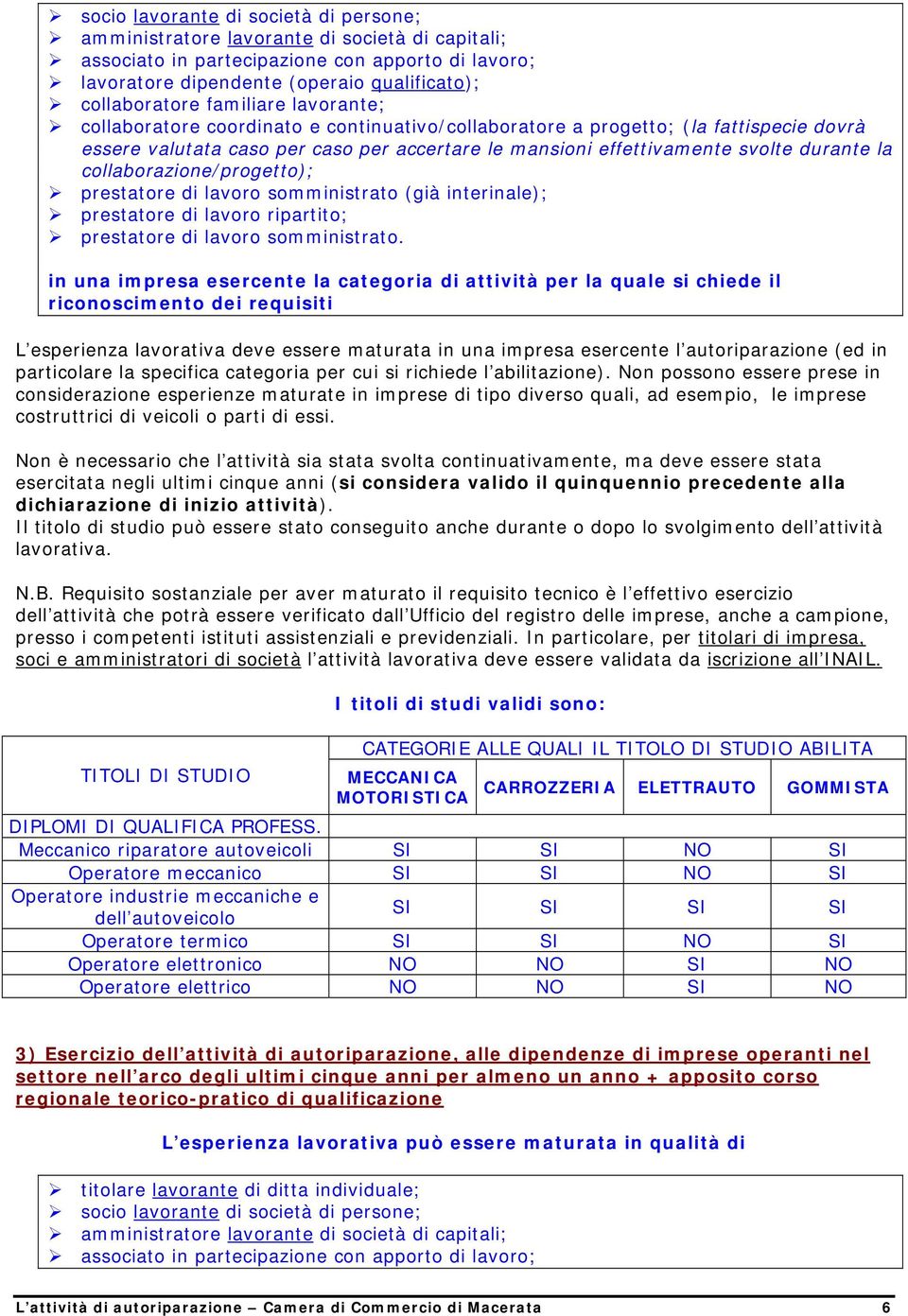 collaborazione/progetto); prestatore di lavoro somministrato (già interinale); prestatore di lavoro ripartito; prestatore di lavoro somministrato.