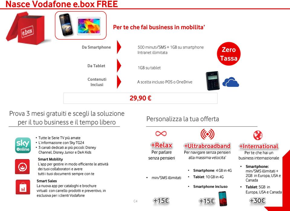 tablet 29,90 e brochure virtuali con preventivo, in esclusiva