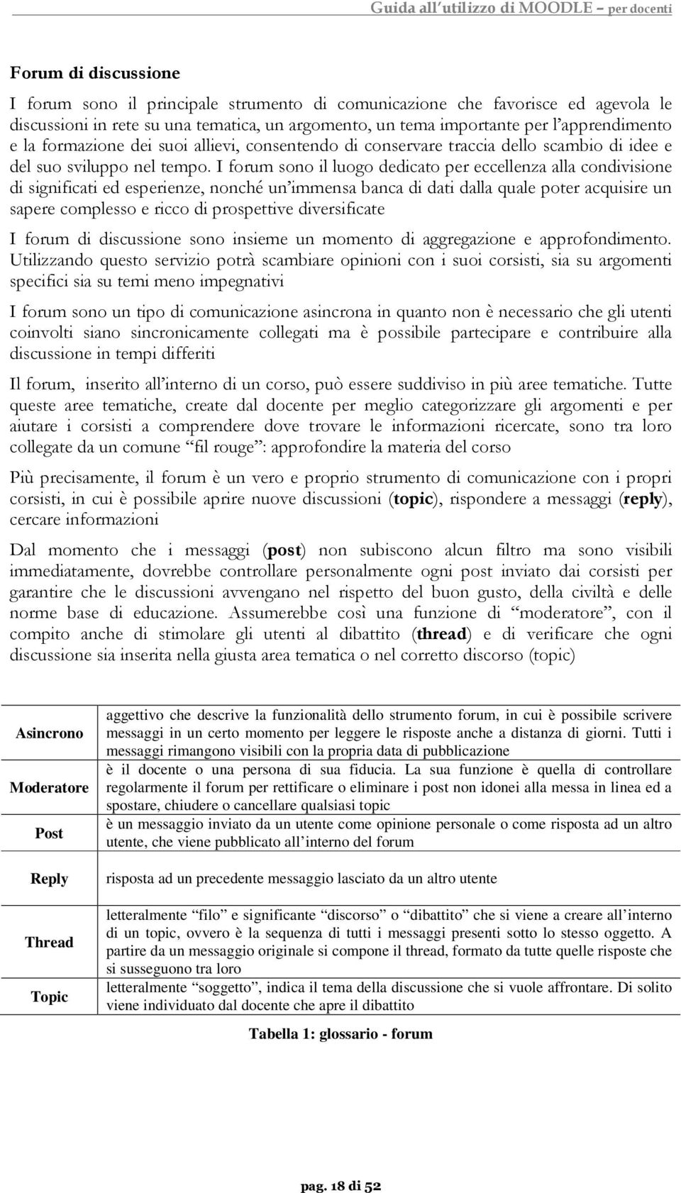 I forum sono il luogo dedicato per eccellenza alla condivisione di significati ed esperienze, nonché un immensa banca di dati dalla quale poter acquisire un sapere complesso e ricco di prospettive