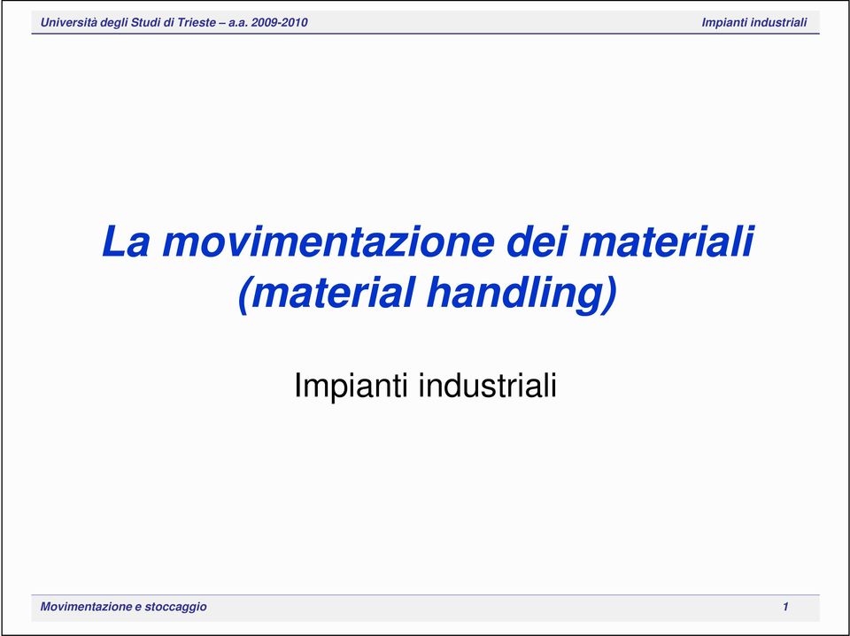 (material handling)
