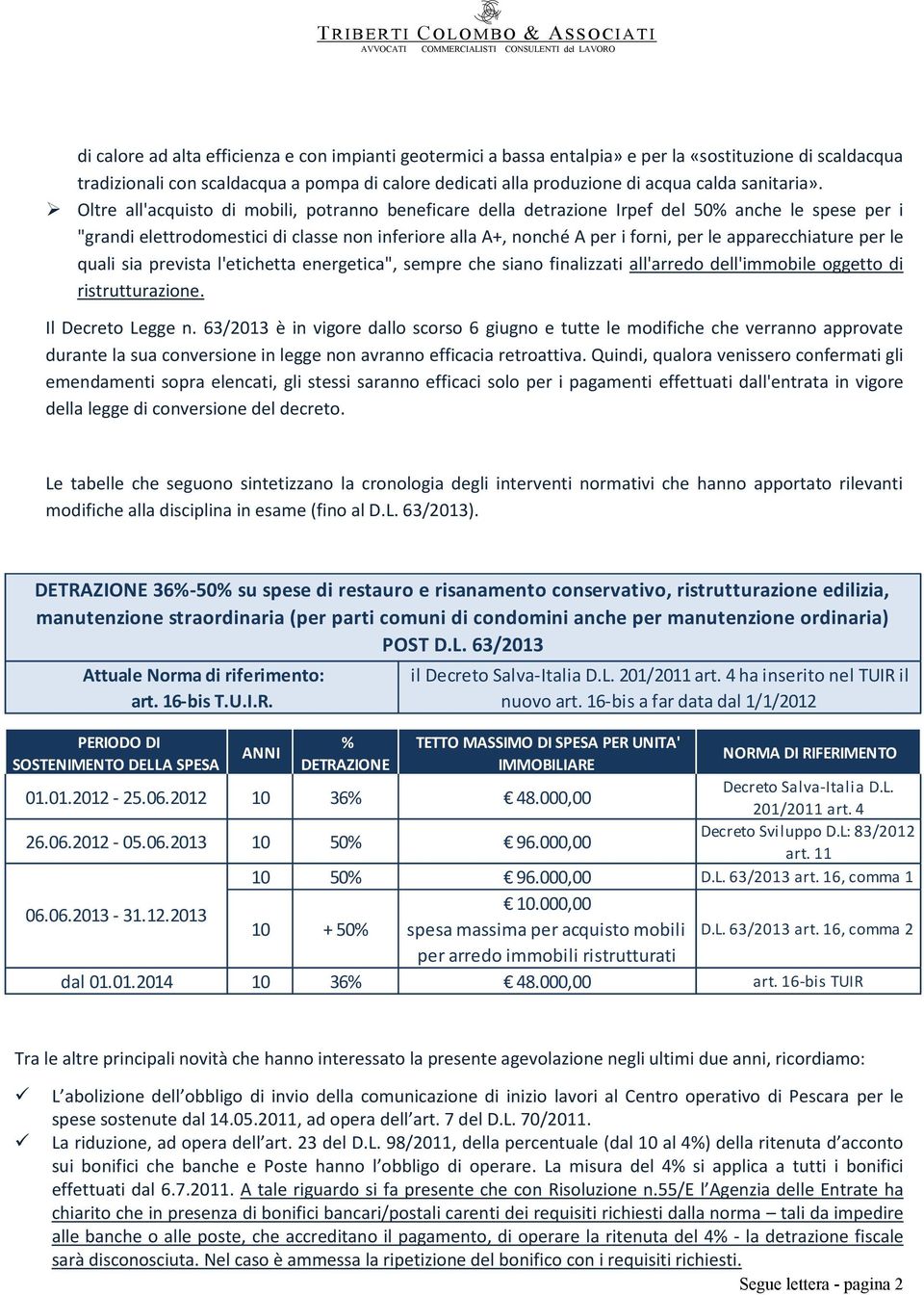 Oltre all'acquisto di mobili, potranno beneficare della detrazione Irpef del 50% anche le spese per i "grandi elettrodomestici di classe non inferiore alla A+, nonché A per i forni, per le