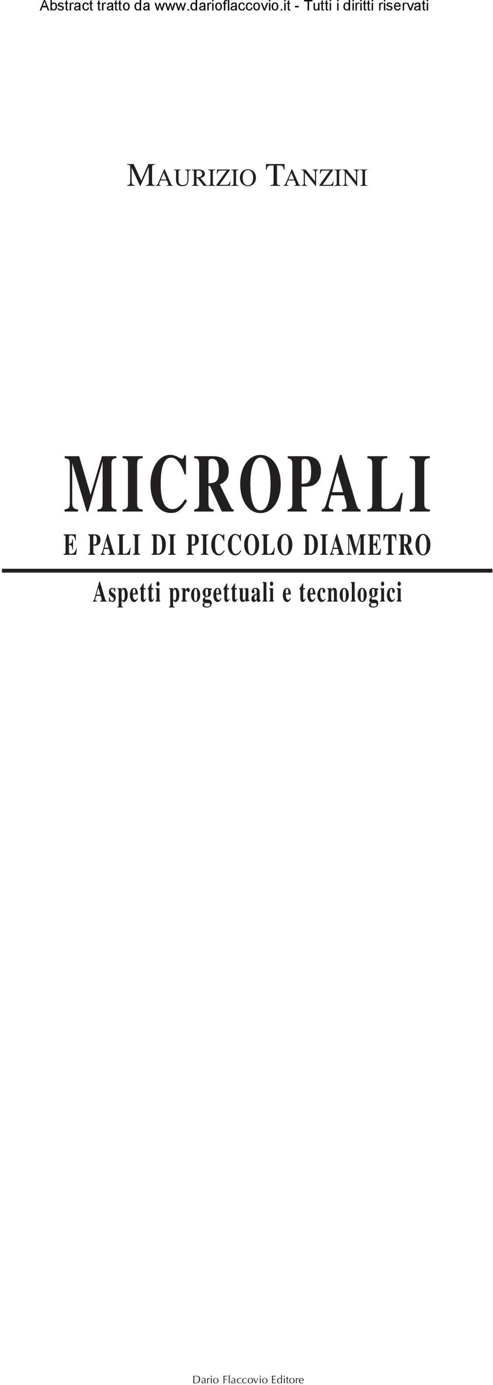 Aspetti progettuali e