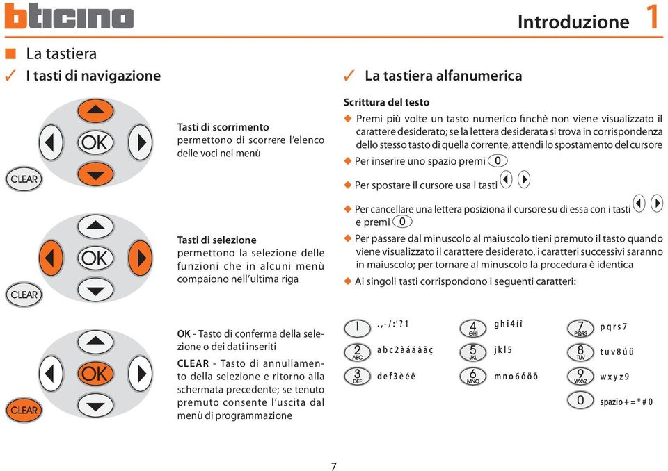 inserire uno spazio premi 0 Per spostare il cursore usa i tasti Tasti di selezione permettono la selezione delle funzioni che in alcuni menù compaiono nell ultima riga Per cancellare una lettera