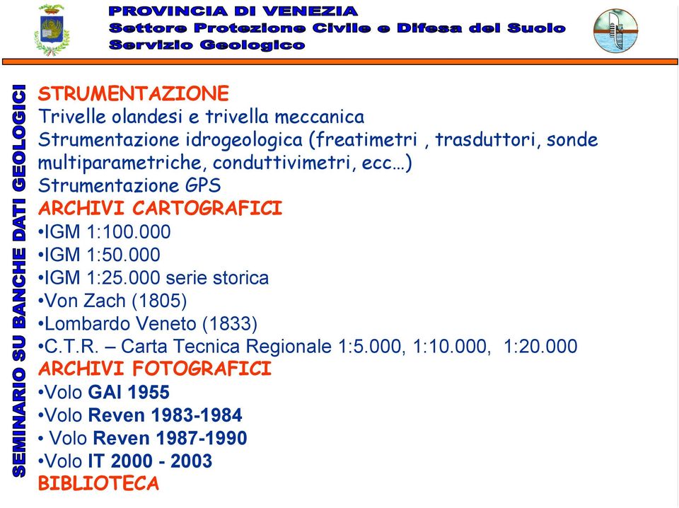 000 IGM 1:25.000 serie storica Von Zach (1805) Lombardo Veneto (1833) C.T.R. Carta Tecnica Regionale 1:5.