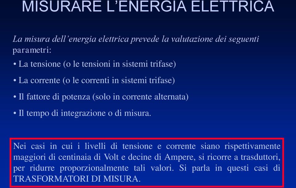 tempo di integrazione o di misura.