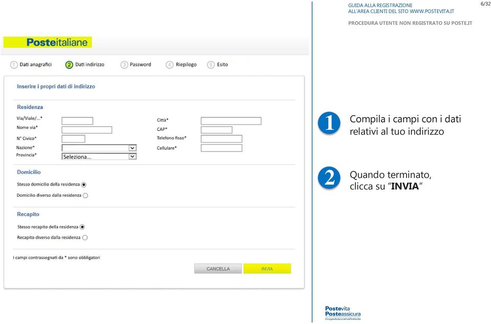 IT Compila i campi con i dati