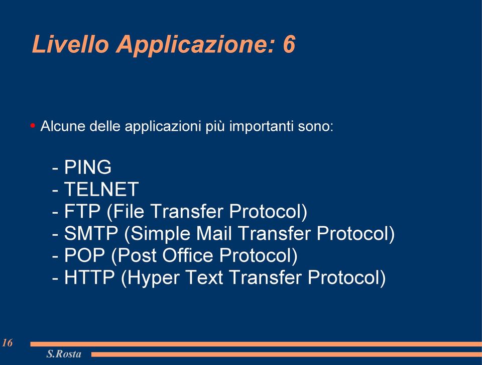 Protocol) - SMTP (Simple Mail Transfer Protocol) - POP