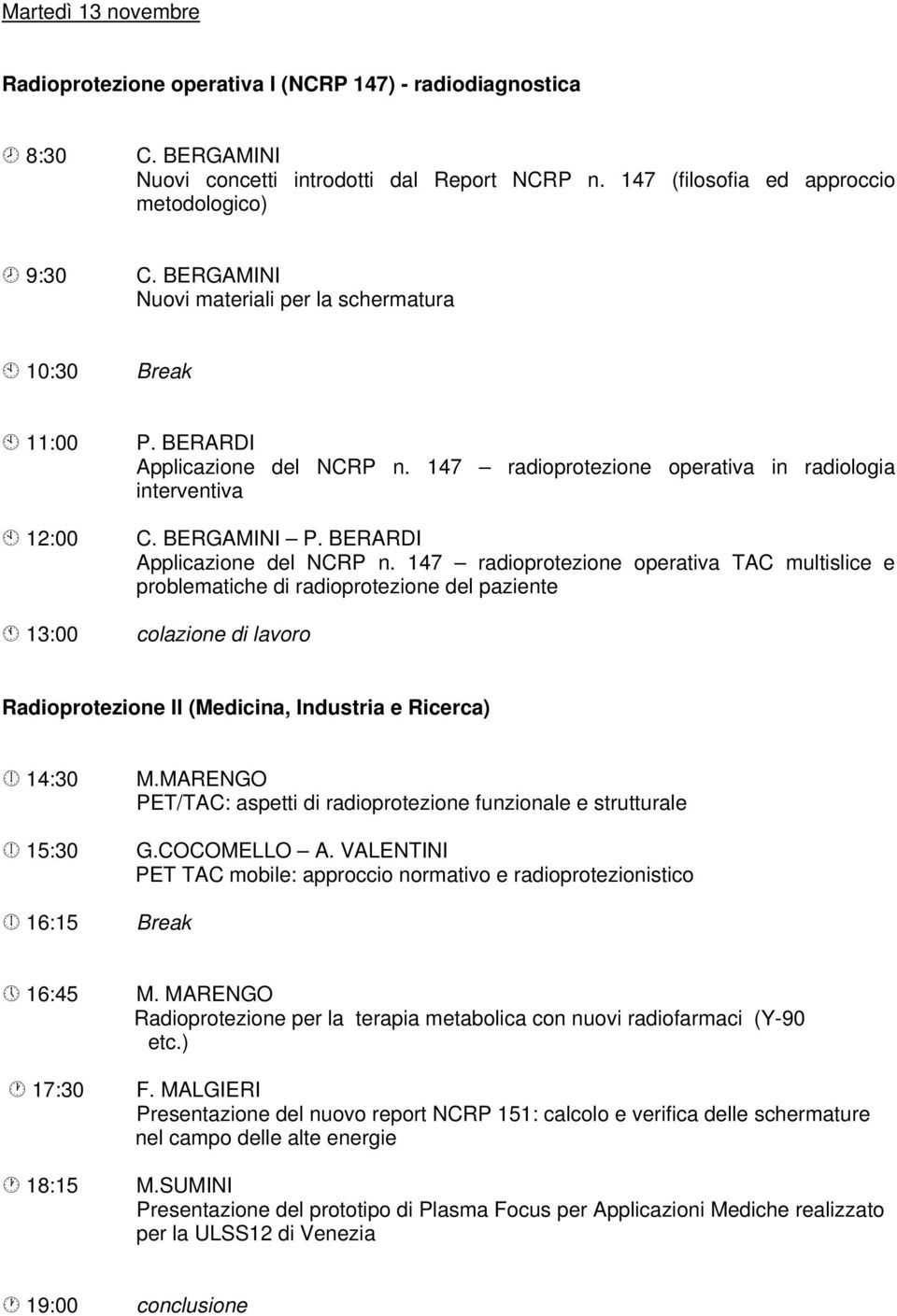 BERARDI Applicazione del NCRP n.