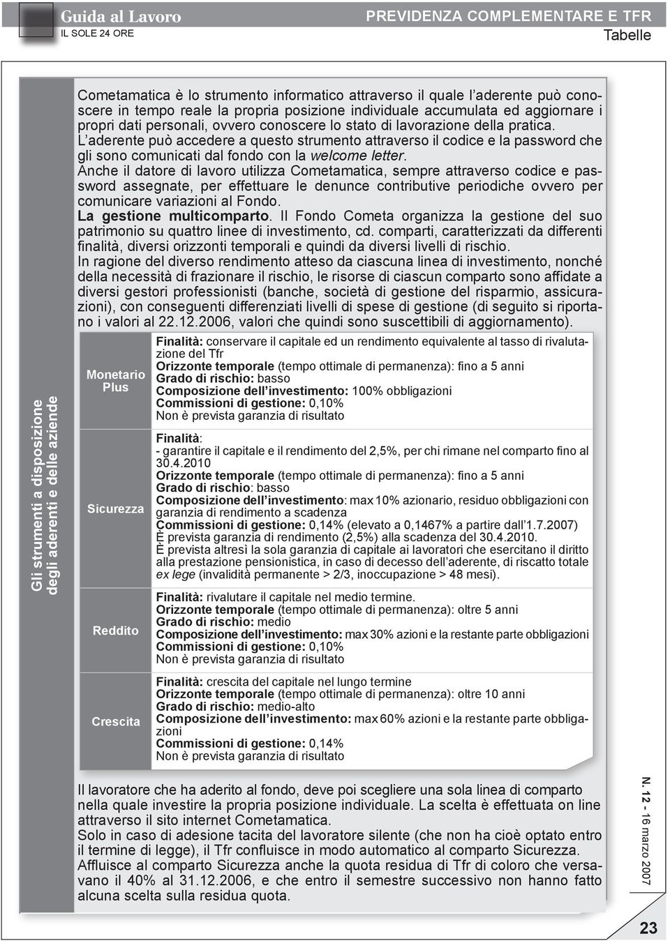 L aderente può accedere a questo strumento attraverso il codice e la password che gli sono comunicati dal fondo con la welcome letter.