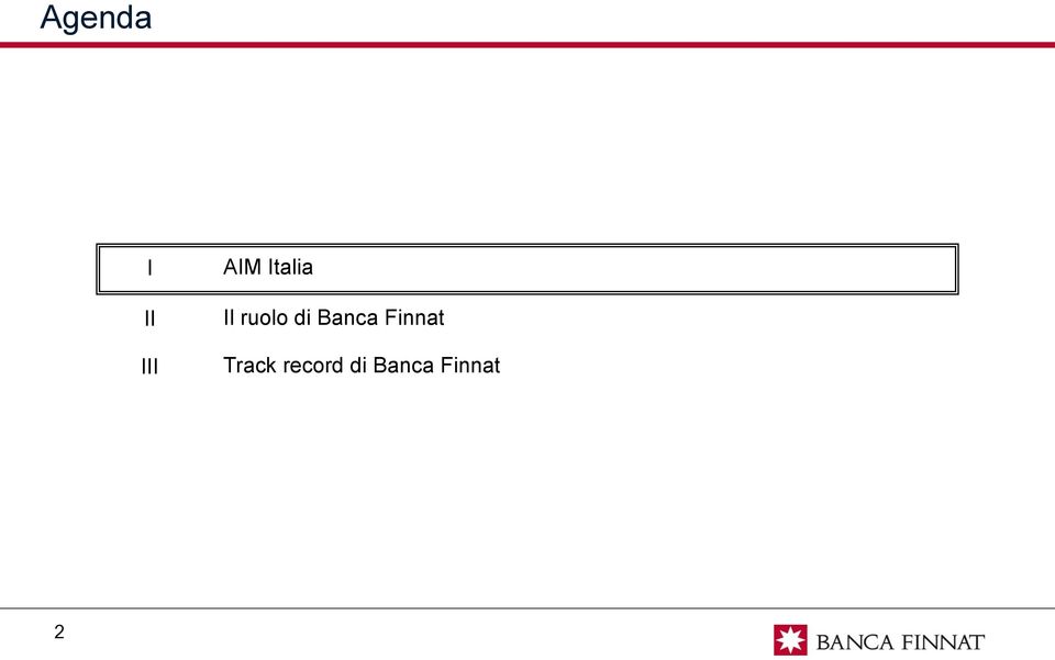 Banca Finnat Track