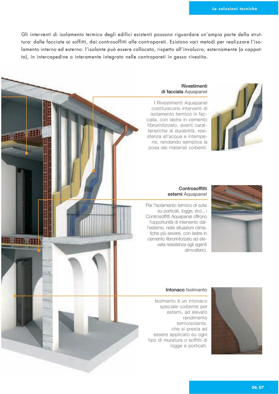 contropareti in gesso rivestito.