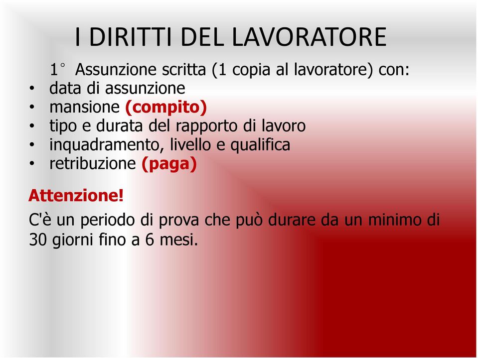 lavoro inquadramento, livello e qualifica retribuzione (paga) Attenzione!