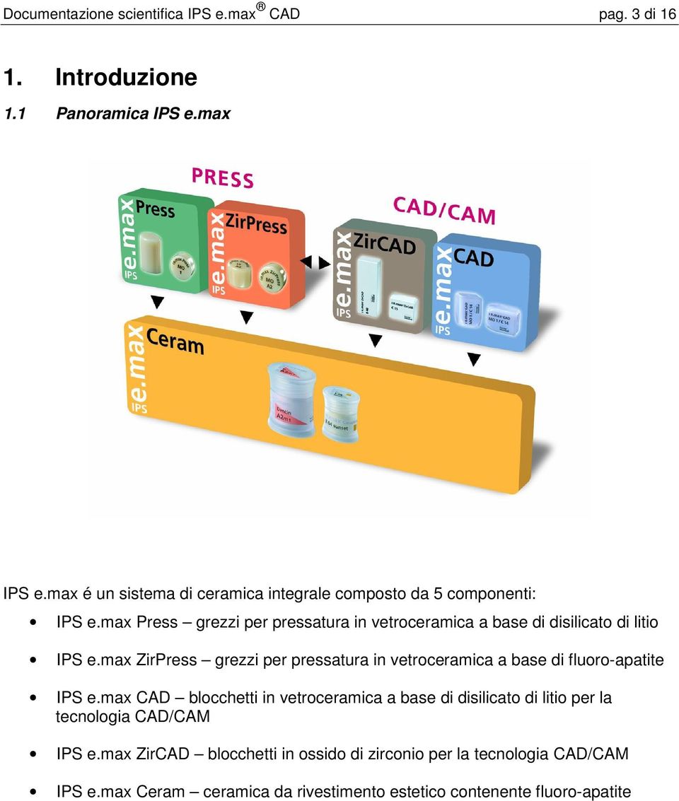 max Press grezzi per pressatura in vetroceramica a base di disilicato di litio IPS e.