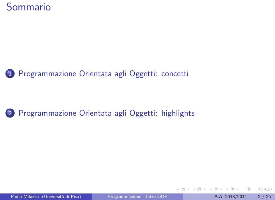 agli Oggetti: highlights Paolo Milazzo